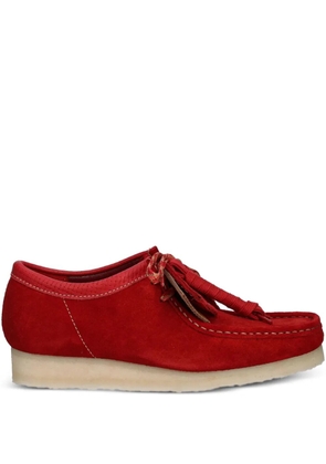 Clarks Originals fringed moccasin boots - Red
