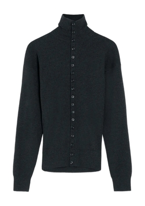 LEMAIRE high-neck buttoned cardigan - Grey