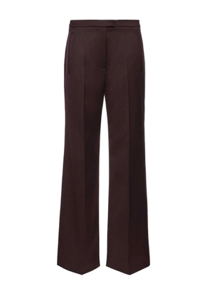 Magda Butrym pleats flared trousers - Purple