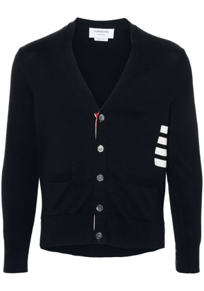 Thom Browne V-neck cotton cardigan - Blue