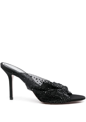 Gedebe 85mm Mariel mules - Black