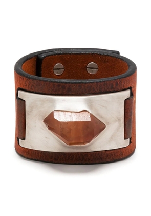 Parts of Four Amulet champagne-quartz cuff - Orange