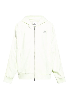 adidas essencial 3-stripes fleece hoodie - Green