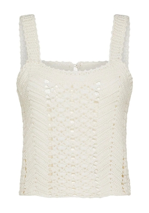 Forte Forte crochet top - Neutrals