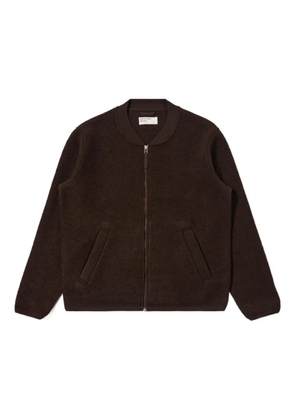 Universal Works zip-fastening bomber jacket - Brown