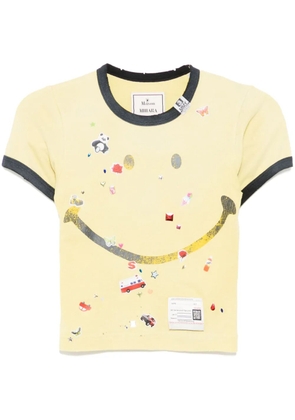 Maison MIHARA YASUHIRO graphic print T-shirt - Yellow