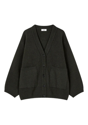 TOMBOY ribbed-knit cardigan - Grey