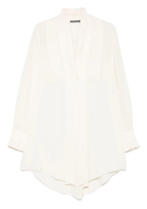 Alexander McQueen silk blouse - Neutrals