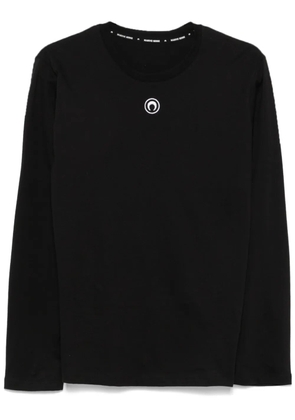 Marine Serre moon-logo T-shirt - Black