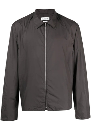 Lanvin lightweight zip-up shirt - Grey