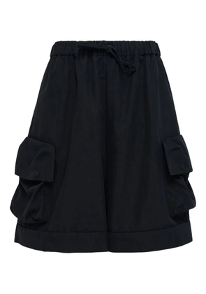 Simone Rocha cargo-pocket drawstring-fastening shorts - Black