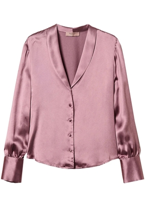 TWINSET satin-finish shirt - Pink
