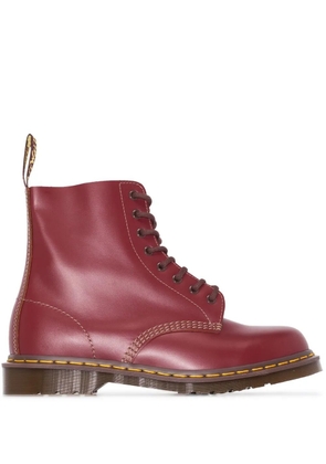 Dr. Martens Vintage 1460 leather ankle boots - Red