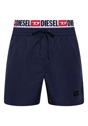 Diesel logo-print swim shorts - Blue