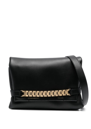 Victoria Beckham mini Chain Pouch leather clutch - Black