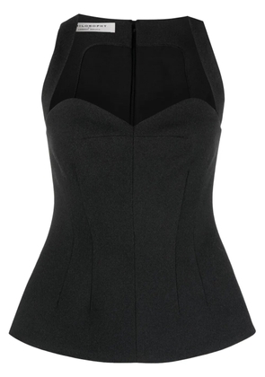 Philosophy Di Lorenzo Serafini bustier-style top - Grey