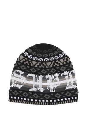 Supreme beaded beanie hat - Black