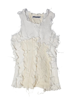 Borbala crew-neck top - White