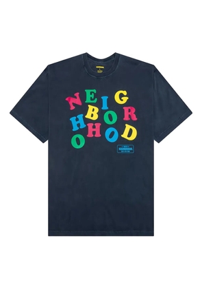 Neighborhood graphic-print cotton T-shirt - Blue