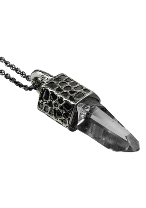 Parts of Four pavé talisman necklace - Silver