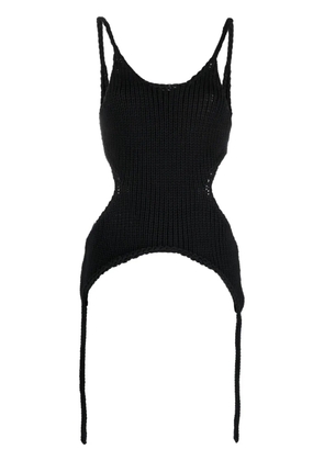 AISLING CAMPS Kora corset tank top - Black