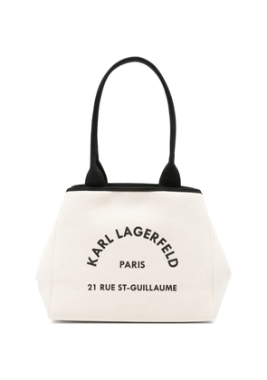 Karl Lagerfeld logo-print tote bag - Neutrals