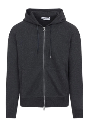 OUR LEGACY zip-up cotton hoodie - Black