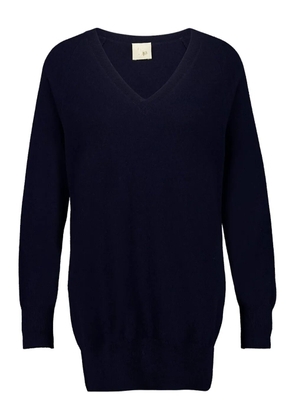 PAULA V-neck cashmere sweater - Blue