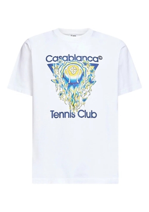 Casablanca Tennis Club graphic-print T-shirt - White