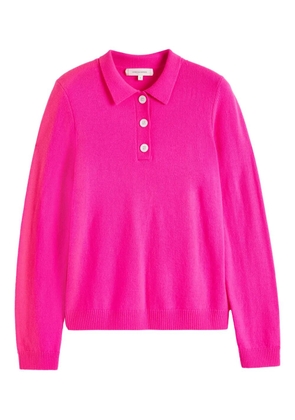 Chinti & Parker long-sleeved polo sweater - Pink