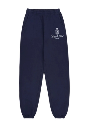 Sporty & Rich embroidered logo sweatpants - Blue