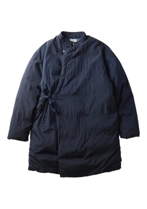 Snow Peak side-tie down coat - Blue