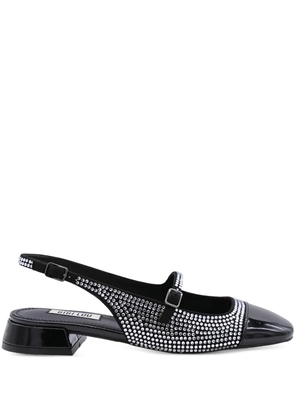 Bibi Lou embellished slingback pumps - Black