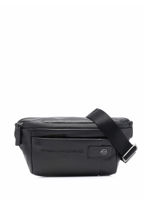 PIQUADRO embossed-logo belt bag - Black