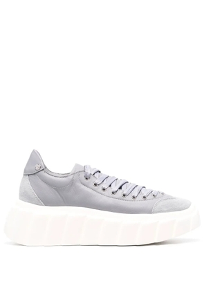 AGL Blondie Ties leather sneakers - Grey