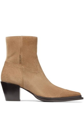 Jimmy Choo 60mm Cece boots - Neutrals
