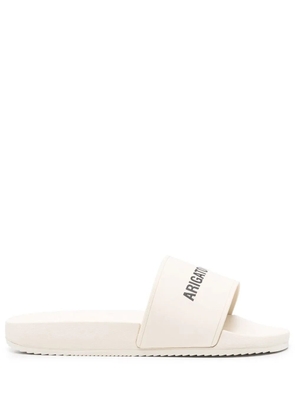 Axel Arigato logo-print pool slides - Neutrals
