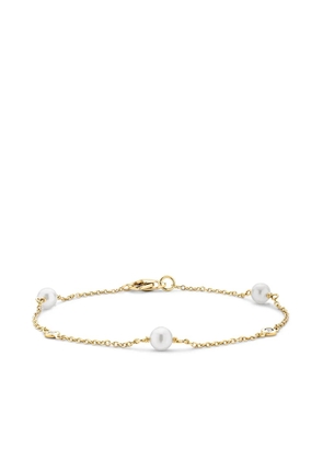 Pragnell 18kt yellow gold Sundance pearl and diamond bracelet