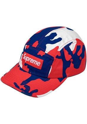 Supreme washed chino twill camp cap - Red