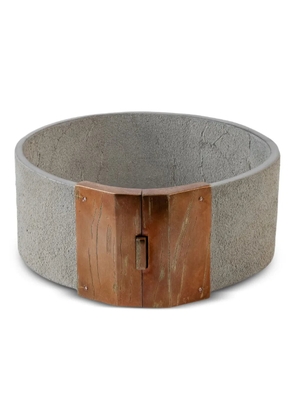 Parts of Four Box Lock wide choker - Pink