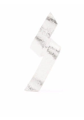 Wouters & Hendrix Swirl twisted earring - Silver