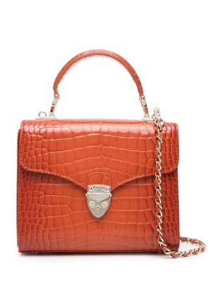 Aspinal Of London mini Mayfair top-handle bag - Orange
