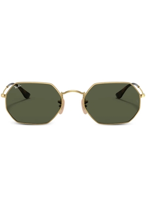 Ray-Ban geometric-frame sunglasses - Gold