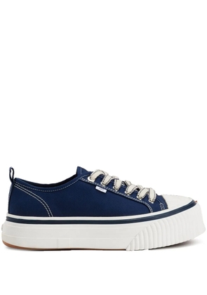 AMI Paris platform lace-up low-top sneakers - Blue