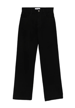 The Attico straight-leg jeans - Black