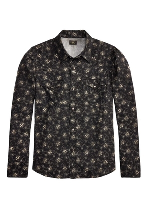Ralph Lauren RRL Printed long-sleeved shirt - Black