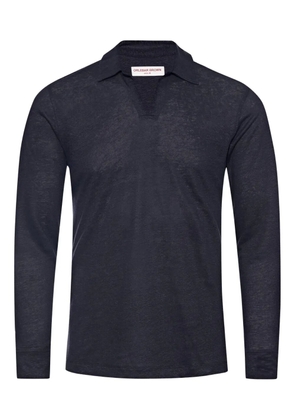 Orlebar Brown Felix long-sleeve polo shirt - Blue