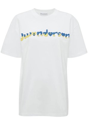 JW Anderson x Run Hany logo-print T-shirt - White