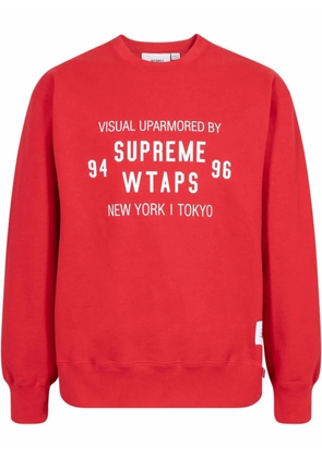 Supreme xWTAPS crew neck sweatshirt - Red