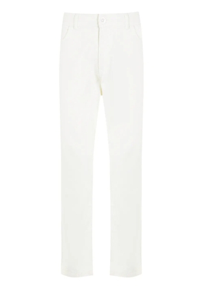 Amir Slama straight-leg cotton trousers - White